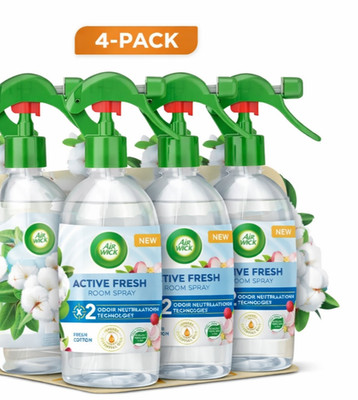 Airwick Premium Lufterfrischer Frischer Baumwollduft 4 x 236 ml
