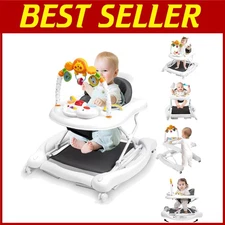 5-in-1 Baby Walker for Boys Girls 6-18