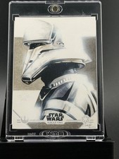 Topps Star Wars Imperial Tank Trooper Sketch Card by Charlie Cody