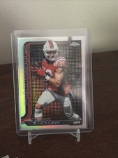 Mack Hollins | 2025 Topps Chrome #206 Lightboard Logo Variation SSP | Patriots