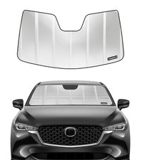 Pigenius Windshield Sun Shade for Mazda CX5 2017-2025 with Rearview Mirror Mo...