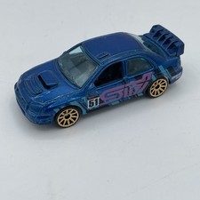 Hot Wheels: Subaru Impreza STI Blue #51 - 1:64