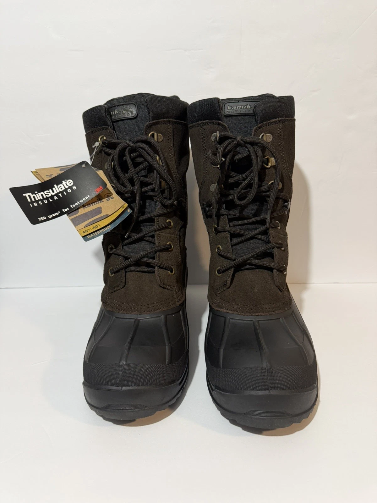Size 13 Kamik Nationwide Nation Men's Waterproof Winter Boots New Without Box
