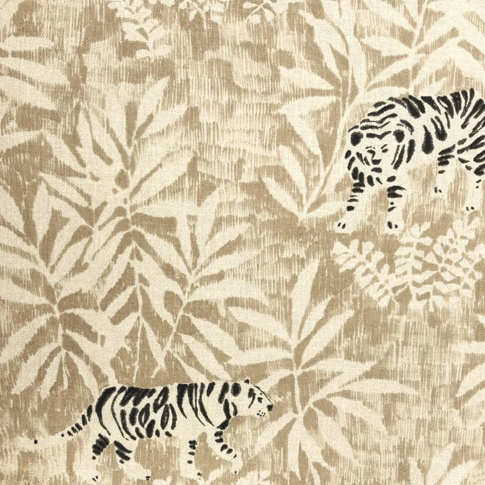 Covington Hilary Farr LeTIGRE Tiger Cotton Home Decor Drapery Pillow Fabric BTY - Image 2 of 4