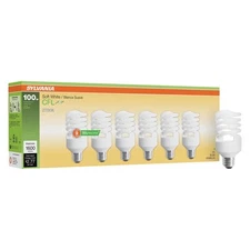 Sylvania CFL 2700K 100W Replacement Bulbs (Pack of 6, Model X28161LV)