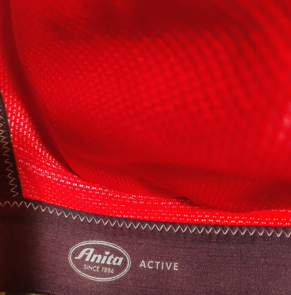 Sutiã esportivo Anita Active Momentum sem fio - 5539 tamanho 34F novo com etiquetas - Imagem 2 de 4