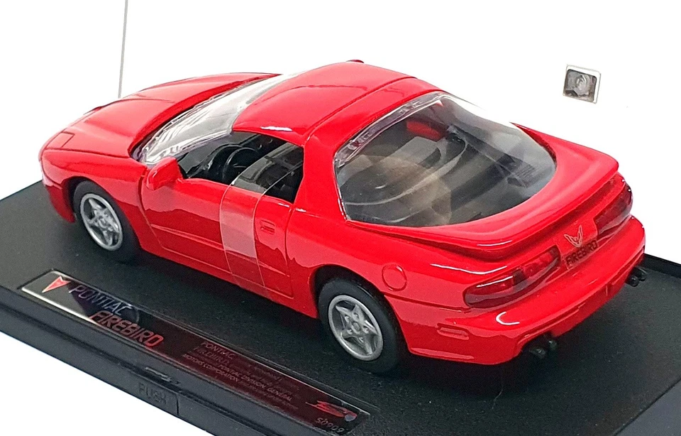 NewRay 1/32 Scale Diecast 50909 - Pontiac Firebird - Red - Image 2 of 4