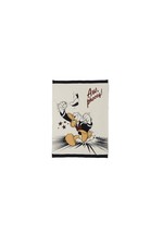 Barefoot Dreams CozyChic Disney Donald Duck Blanket, Cream Multi, 45