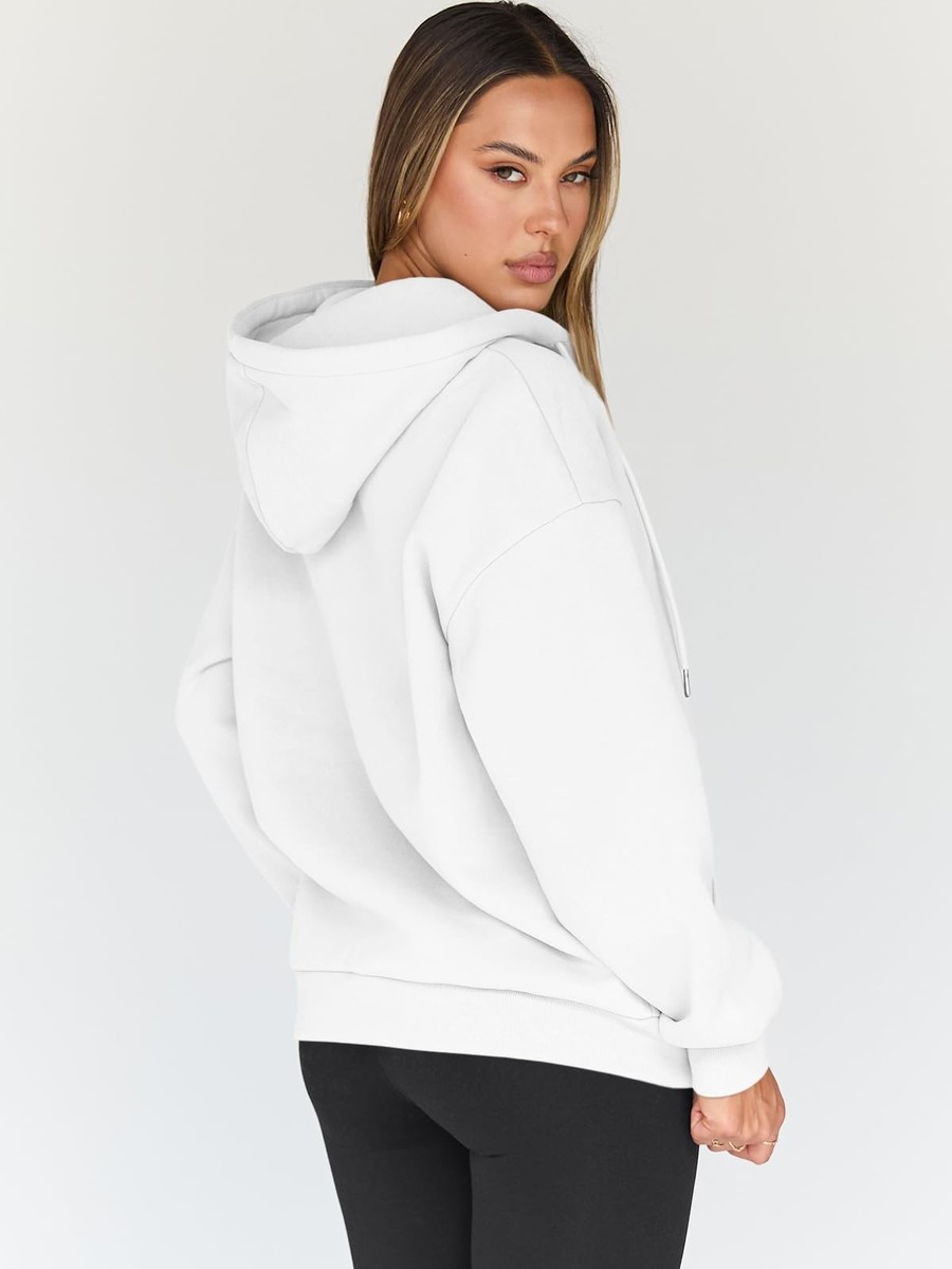 Trendy Queen Womens Zip Up Hoodies Oversized Sweatshirts Fall