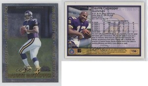 1999 Topps Chrome 1999 NFL Draft Pick Daunte Culpepper #136 Rookie RC