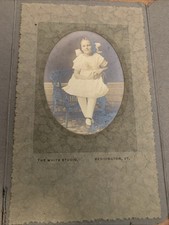 Antique Photo, Beautiful Little Girl
