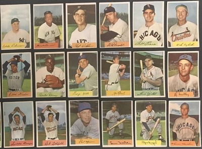 1954 Bowman Baseball Cards - PICK YOUR CARD - Commons and Stars