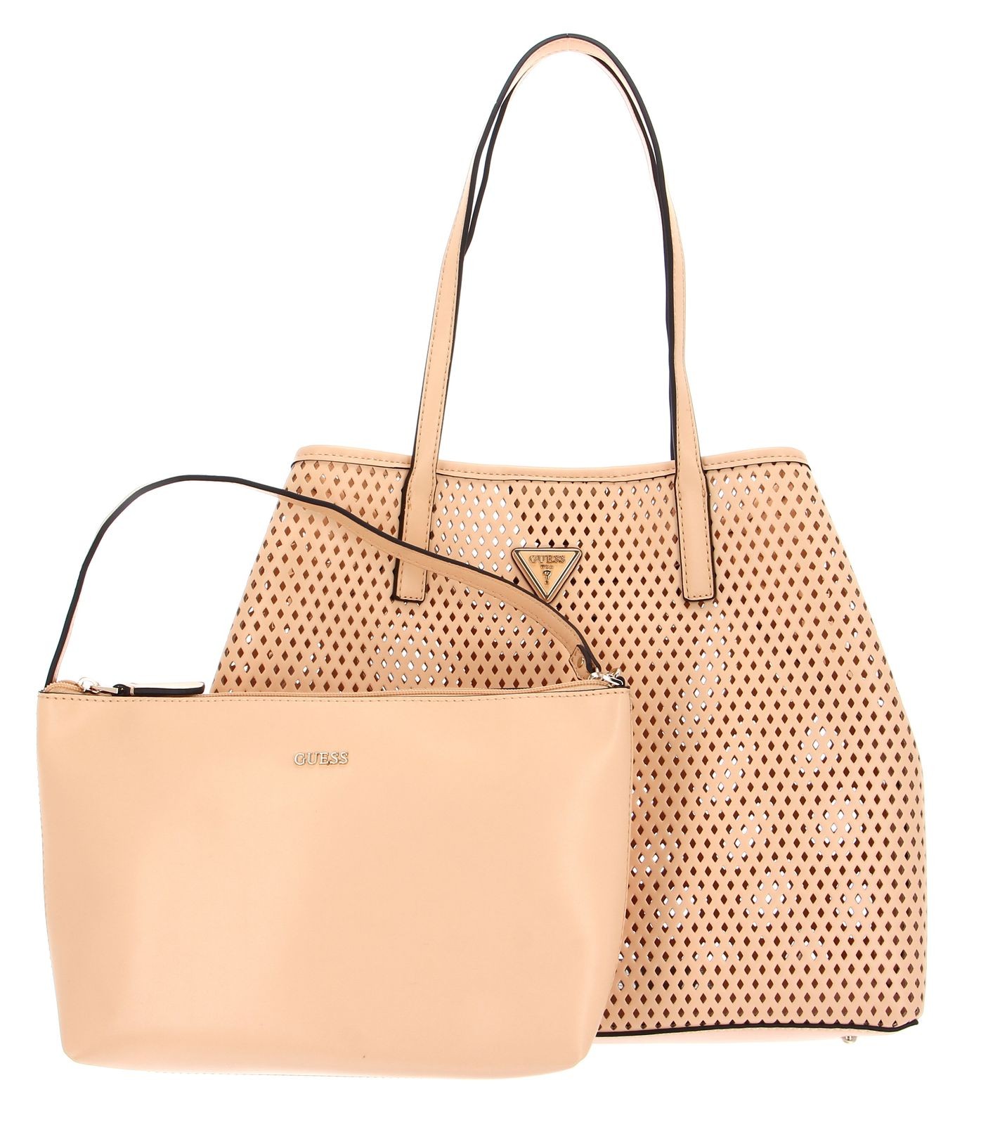 GUESS shopper bag Vikky Large Tote Apricot Cream
