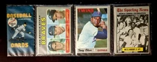 1970 Baseball Rack Pack 15 Topps Cards. ROOKIE DARRELL EVANS. TONY OLIVA. METS..