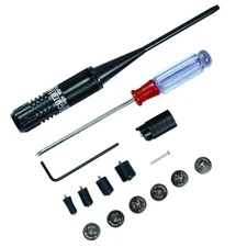 Red Laser BoreSighter Bore Sight kit for .22 to .50 Caliber Rifles Handgun