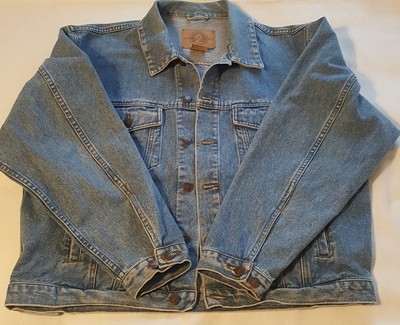 Original Vintage Arizona Jean Company Denim Button Down Jean Jacket Large Men | eBay
