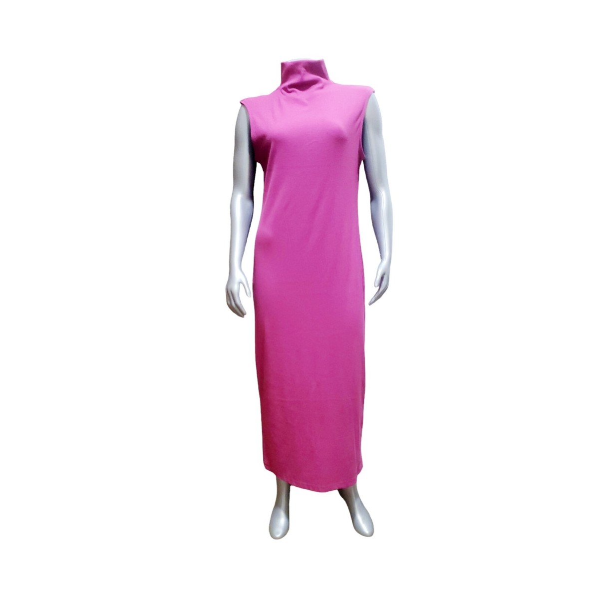 house of harlow hot pink dress Women's House OF Harlow 1960 Mock Neck Dress Fuchsia Size XL NWT