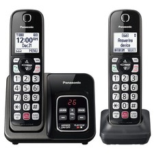KX-TGD832M Panasonic Cordless Phone with Answering Machine, Advanced Call Block