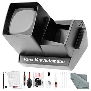 Pana-Vue 1 Lighted 35mm 2x2 Slide Film Viewer with AC Adapter /& Cleaning Cloths