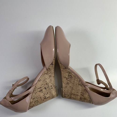 New Look Wedge Sandal Ankle Strap Cork Heel Closed Toe, Size UK 8, Oatmeal - Picture 14 of 18