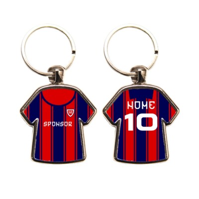 Portachiavi personalizzati Maglia Metallo Calcio Merchandising Idea regalo  Gift