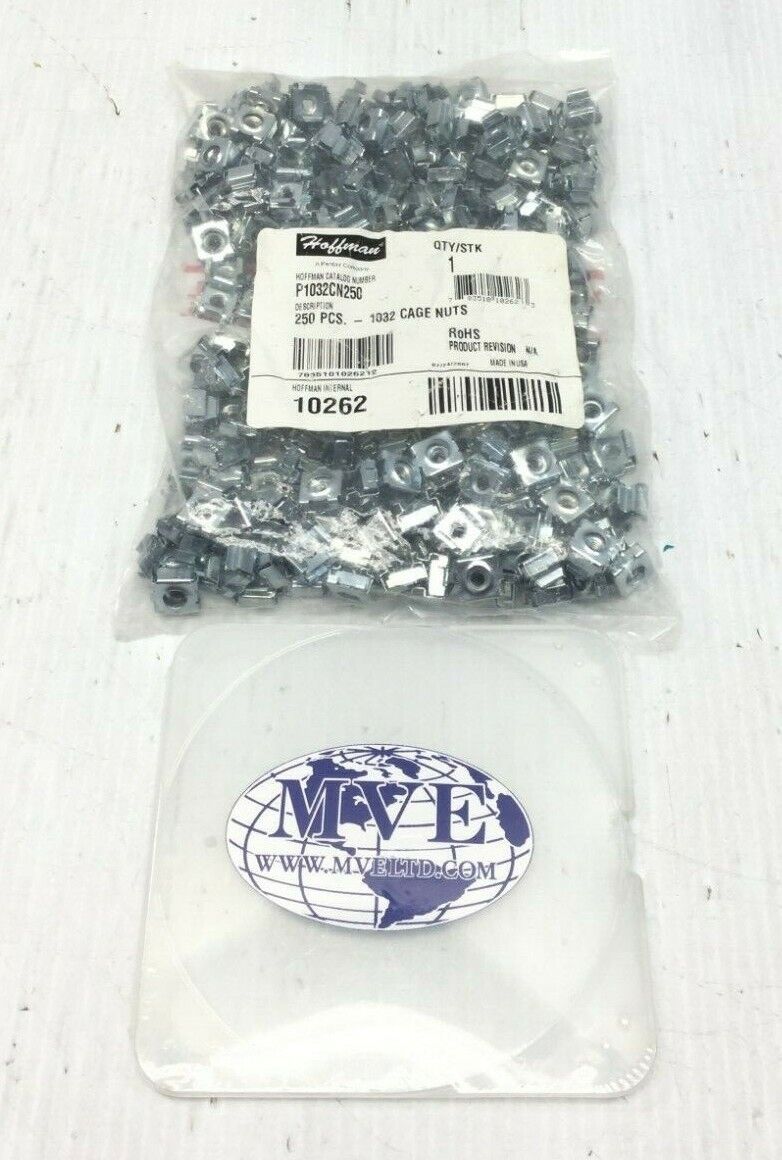 HOFFMAN P1032CN250 250 PCS CAGE NUTS STACK