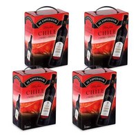 Cabernet-Carmenere - El Emperador Rotwein Trocken Aus Chile - Bag-In-Box 4X3L