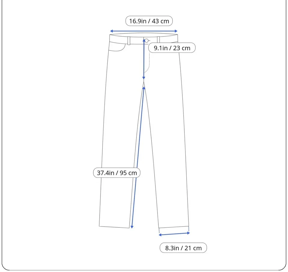 Брюки Marciano By Guess стандартного покроя женские (ЕС) 48 классические официальные синие на молнии - Изображение 3 из 4