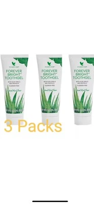 3X FOREVER LIVING ALOE VERA BRIGHT TOOTH GEL