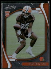 2021 Panini Absolute #170 Demetric Felton Cleveland Browns Rookie Retail Card. rookie card picture