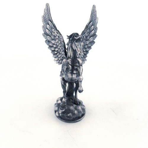 1oz Limited Pegasus V2 Hand Poured 999 Silver Statue Gold Spartan Bar Coin - Bild 2 von 7