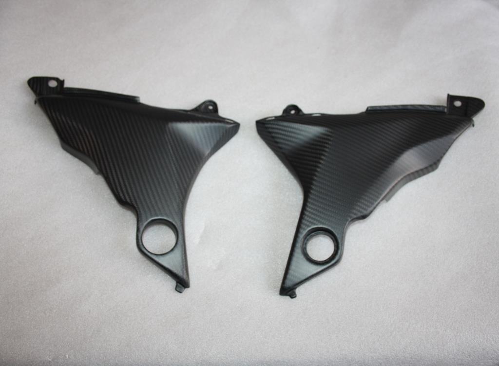 Caches de cadre en carbone mat pour protéger votre Kawasaki Z800