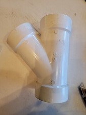 Charlotte Pipe Schedule 40 4 in. Hub  x 4 in. Dia. Hub PVC Wye. 3-12