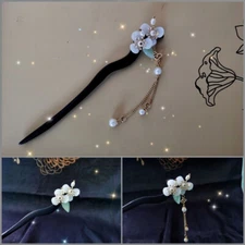 发钗黑色木质簪子复古配饰旗袍