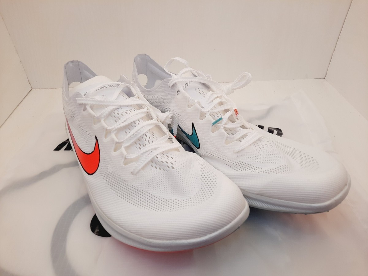 NEW Nike Men's Sz 14 ZoomX Dragonfly Spikes White Flash Crimson