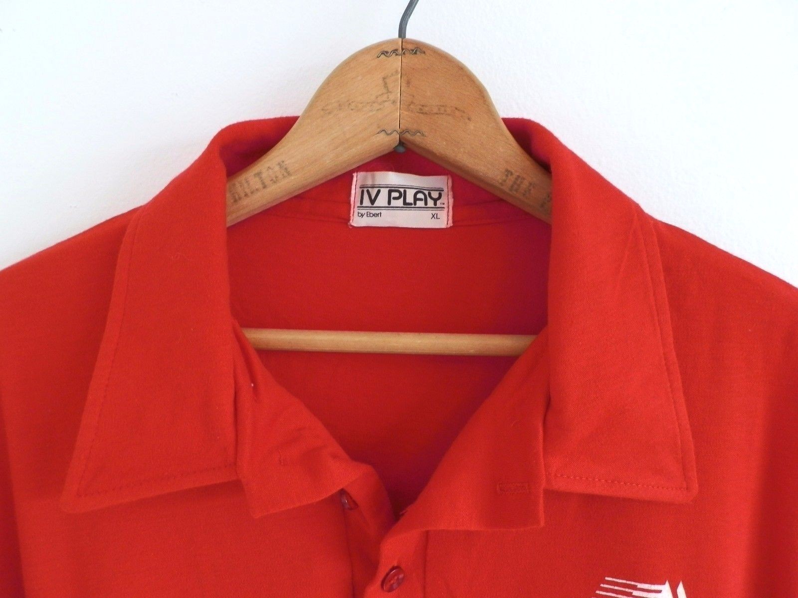 M/L Vtg 80s Sears Department Store Service Olympics Employee Rare Polo Shirt image 3