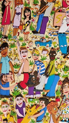 James Rizzi 3D A Lot Of Fun For City Kids Pop Art Framed