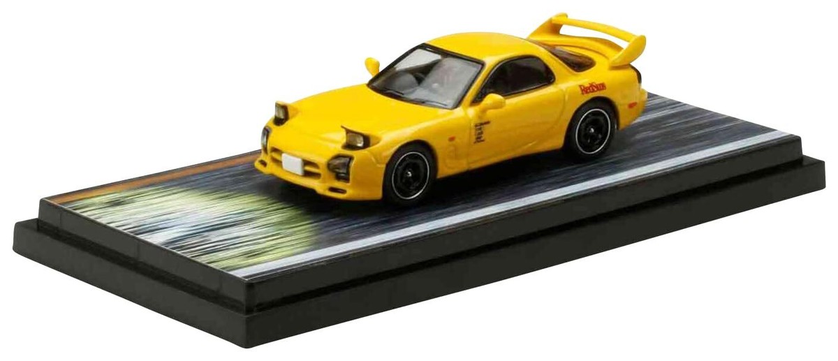 1/64 MAZDA RX-7 (FD3S) RED SUNS/Initial D with Takumi