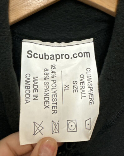 ScubaPro Climasphere Fleece Overall Black Sz XL Brand New - Picture 2 of 10