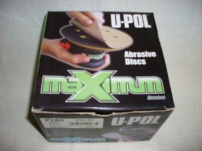 MAXIMUM U-POL SCHLEIFSCHEIBEN P240 GRADE, 100 SCHEIBEN PRO BOX