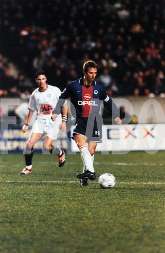 Photo Presse Vintage PSG – Nicolas Anelka, Années 2000 (Tirage Original, Italie)