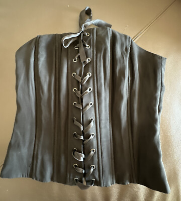 satin corset top bustier h&amp;m