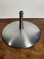 Vintage RARE 1950's 60s Atlas Sound Microphone Stand 2276 Cast Iron Chrome