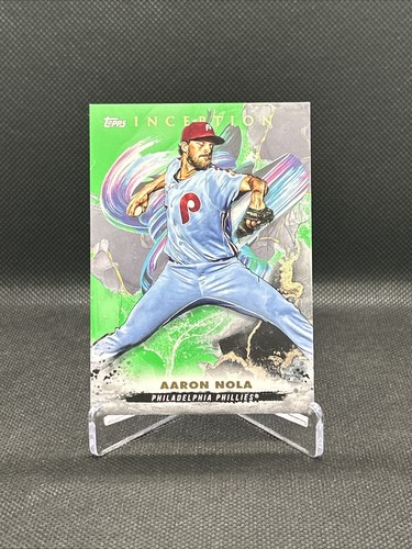 Aaron Nola 2023 Topps Inception Green Philadelphia Phillies #52