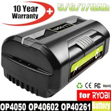 For Ryobi OP40401 40V Lithium-Ion High Capacity Battery OP4050 OP40501 OP40602