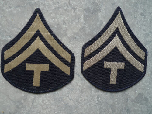 WW2 US ARMY GI GRADE DE MANCHE CORPORAL TECHNICIAN PATCH MATERIEL ORIGINAL