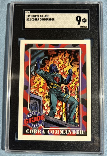 1991 Impel G.I. Joe Cobra Commander  # 32 SGC 9 Slab Damage