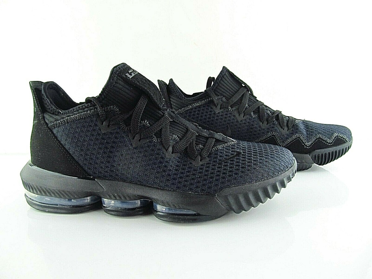 Nike Max Lebron XVI 16 Low Triple Black CI2668 002 UK_9 US_10