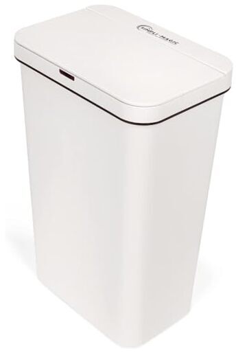 13 Gallon Touchless Sensor Trash Can, Rectangle Garbage Bin, Perfect for