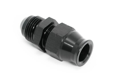 6,5mm (1/4'') Alu Rohranschluss Dash 4 / -4 AN / JIC 4 Außengewinde Schwarz
